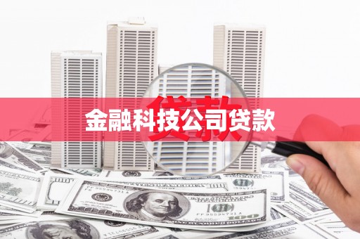 蒙自金融科技公司贷款