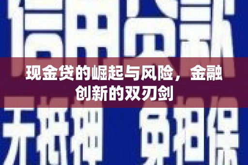 蒙自现金贷的崛起与风险，金融创新的双刃剑