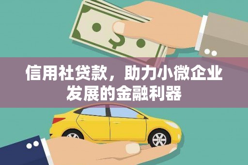 蒙自信用社贷款，助力小微企业发展的金融利器
