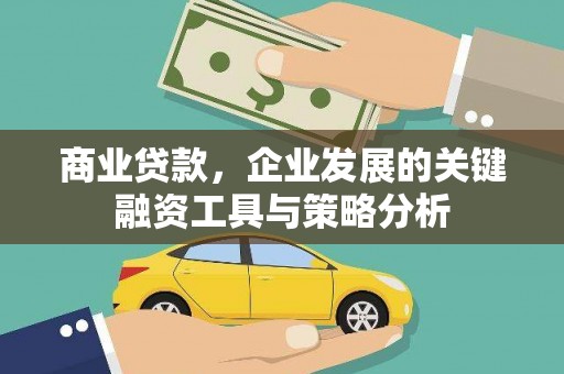 蒙自商业贷款，企业发展的关键融资工具与策略分析