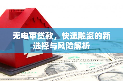 蒙自无电审贷款，快速融资的新选择与风险解析