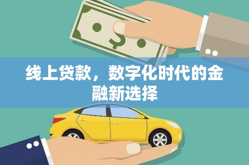 蒙自线上贷款，数字化时代的金融新选择