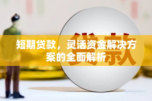 蒙自短期贷款，灵活资金解决方案的全面解析