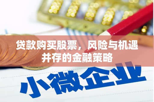 蒙自贷款购买股票，风险与机遇并存的金融策略