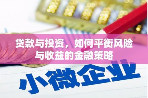 蒙自贷款与投资，如何平衡风险与收益的金融策略