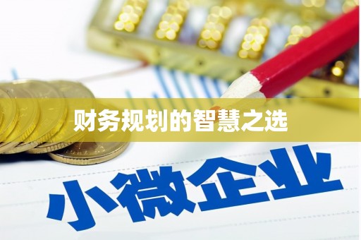 蒙自财务规划的智慧之选